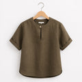 Olive Keyhole Kurta